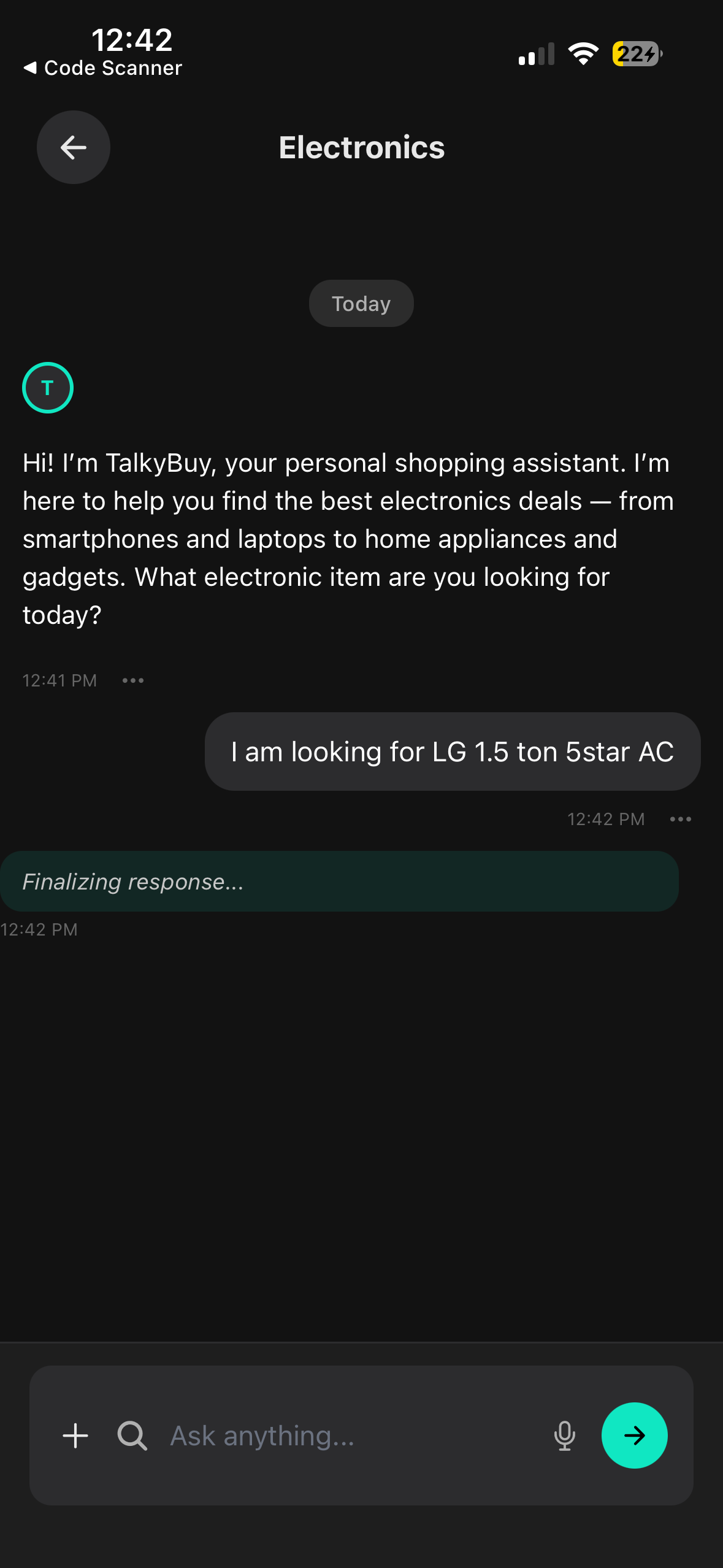 AI replying