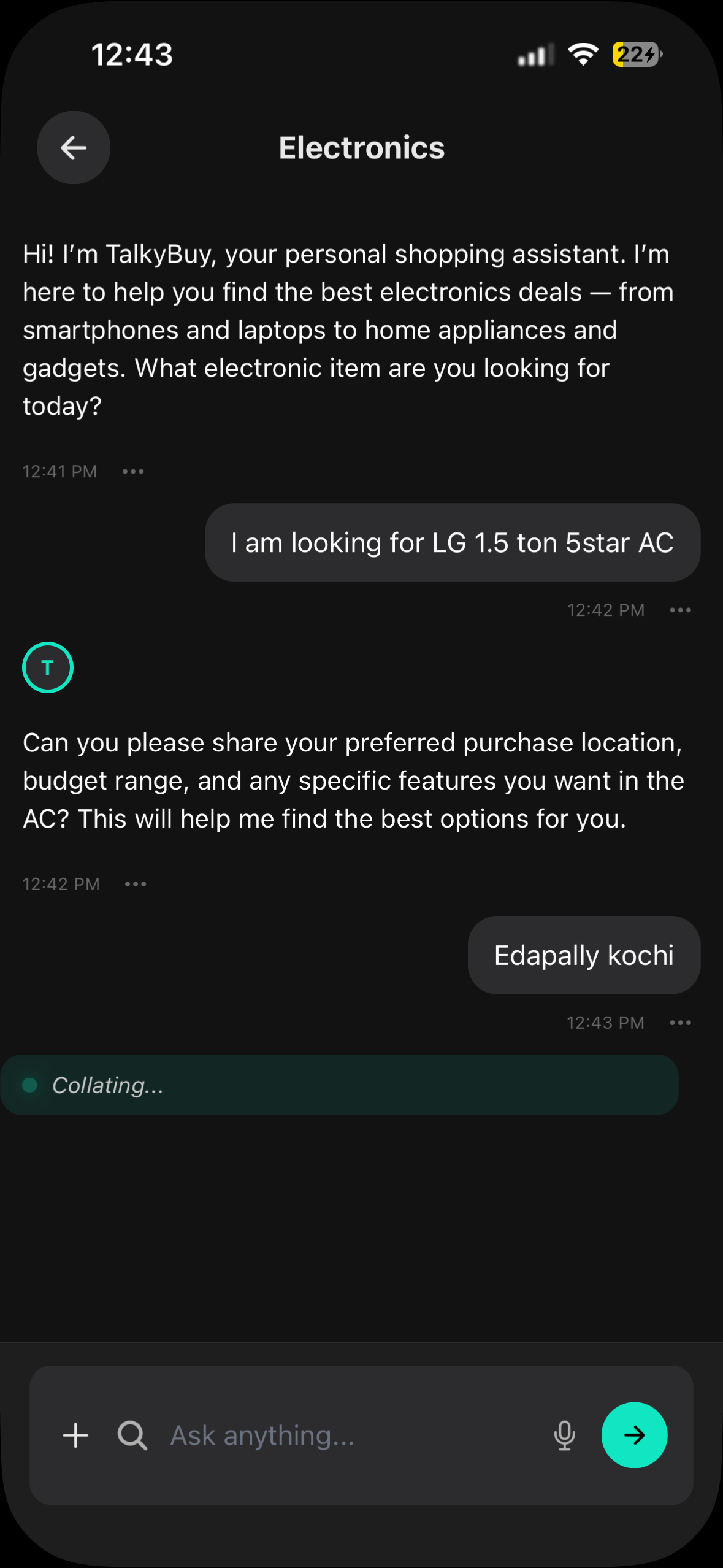 AI follow-up questions